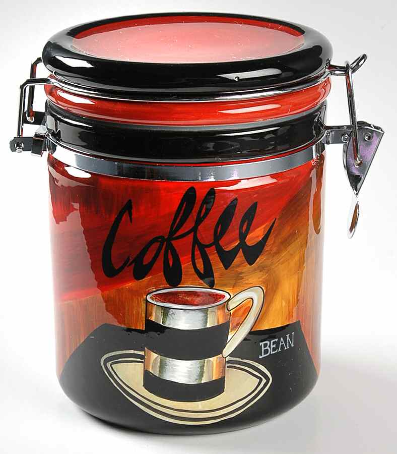 Cafe de Paris Large Canister with Hinged Lid by Certified International-1