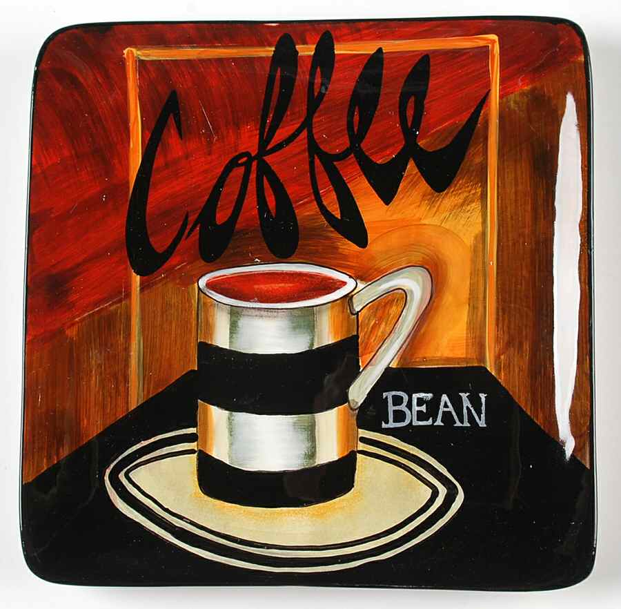 Cafe de Paris Square Salad/Dessert Plate by Certified International-1