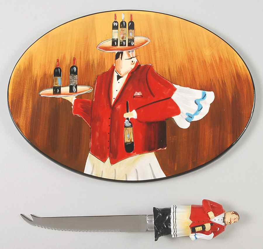 Bistro 2 Piece Cheese Dish and Knife Set by Certified International-1