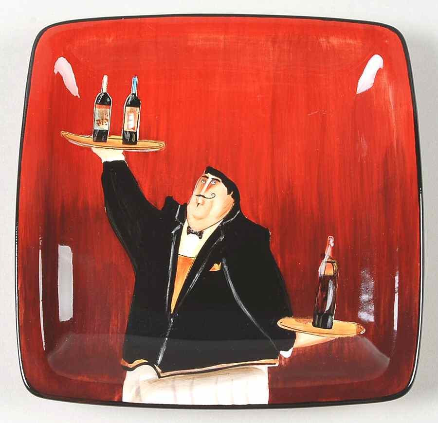 Bistro Square Canape Plate by Certified International-1