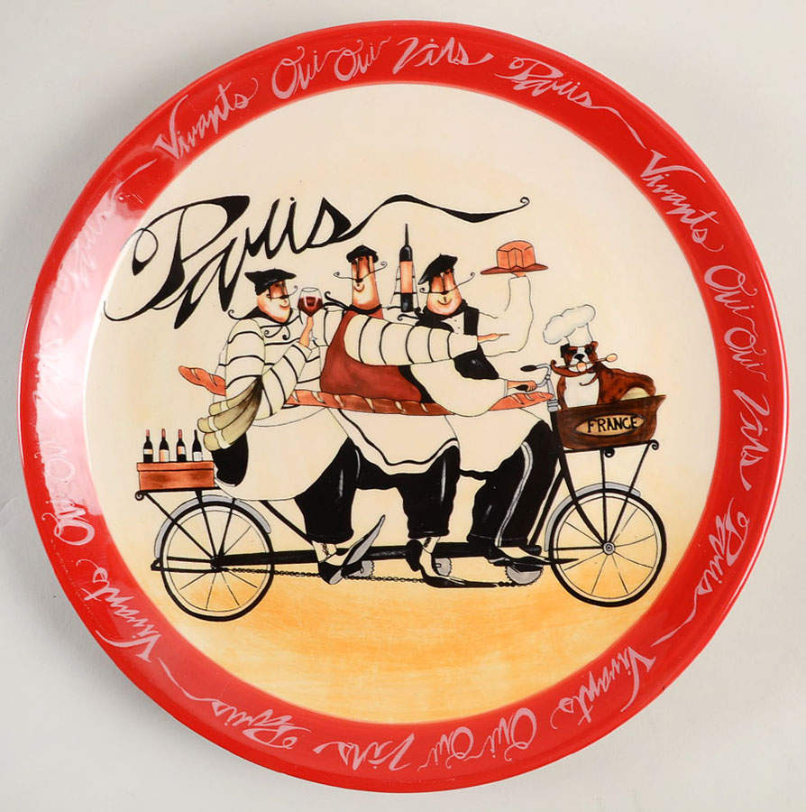 Paris Chefs Dinner Plate by Certified International-1
