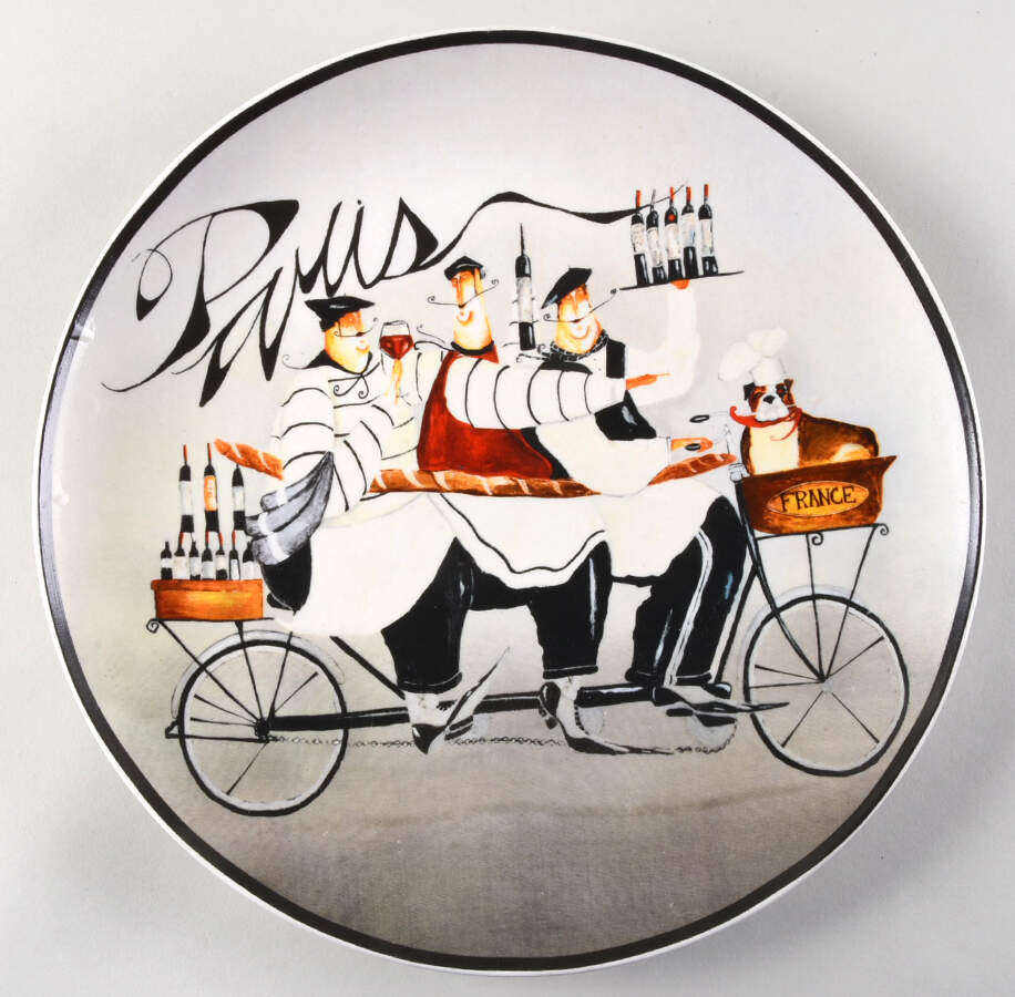 Paris Chefs Cake Plate by Certified International-1