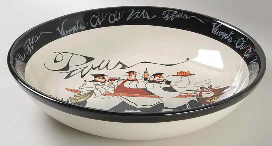 Paris Chefs 13" Pasta Serving Bowl by Certified International-1