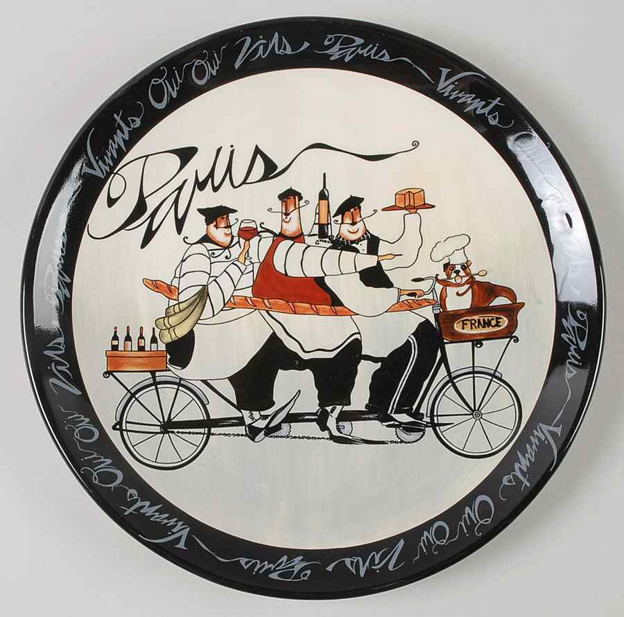 Paris Chefs Dinner Plate by Certified International-1