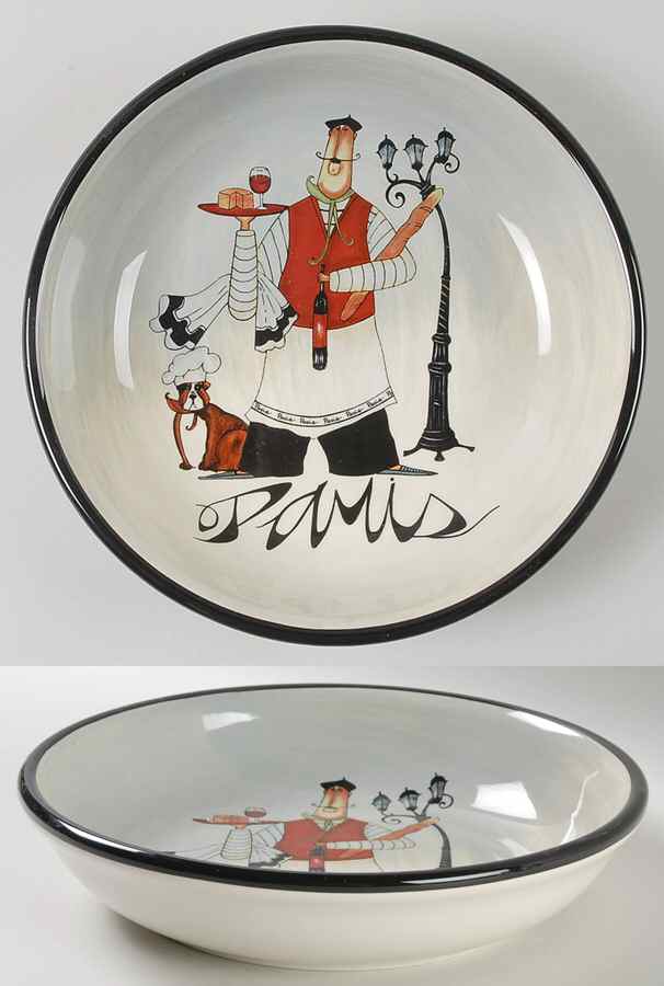 Paris Chefs 9" Soup/Pasta Bowl by Certified International-1
