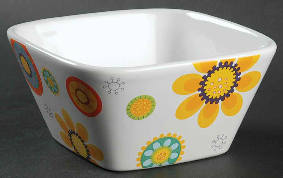 Modern Garden Individual Square Ice Cream Dish by Certified International-1