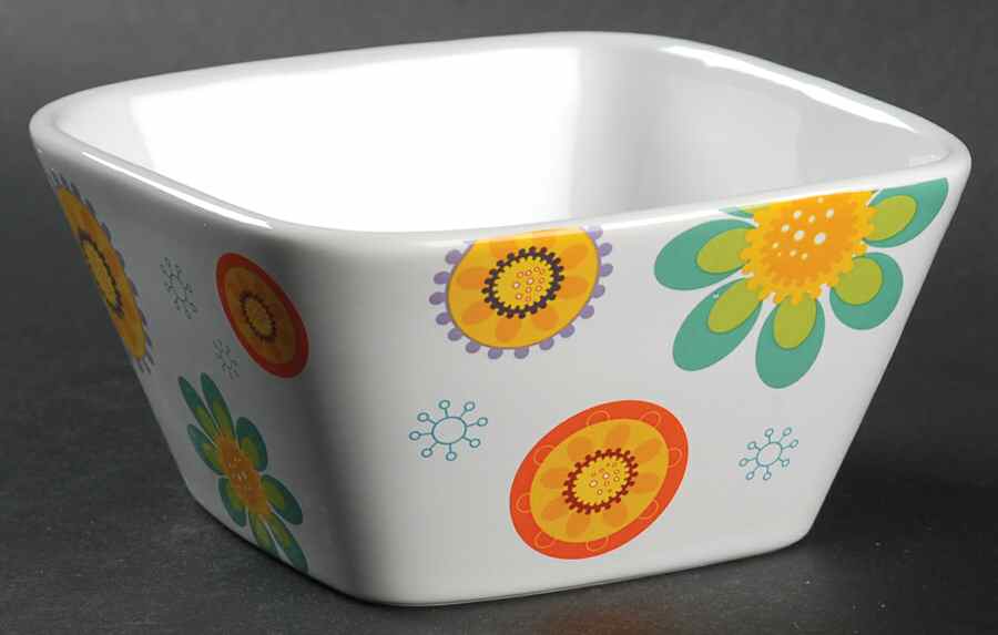 Modern Garden Individual Square Ice Cream Dish by Certified International-1