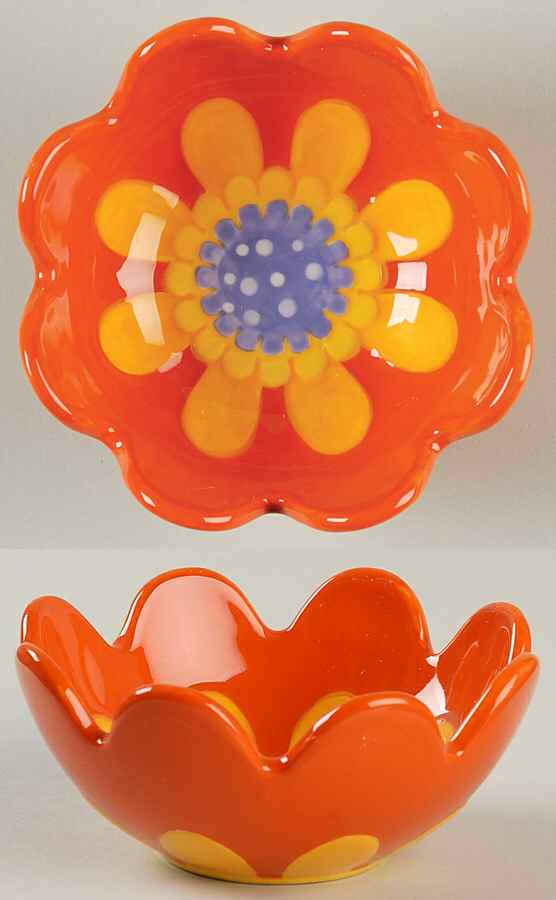 Modern Garden Dip Bowl for Chip & Dip Set by Certified International-1