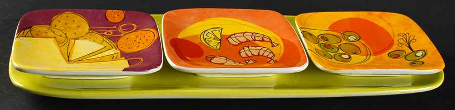Appetizer (4 Pc) Hors d'Oeuvres Set by Certified International-1
