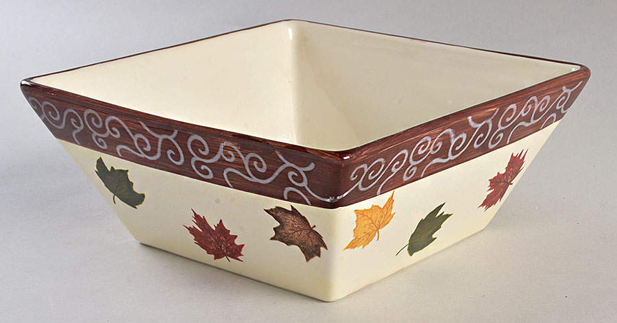 Fall Elegance 8" Square Serving Bowl by Certified International-1