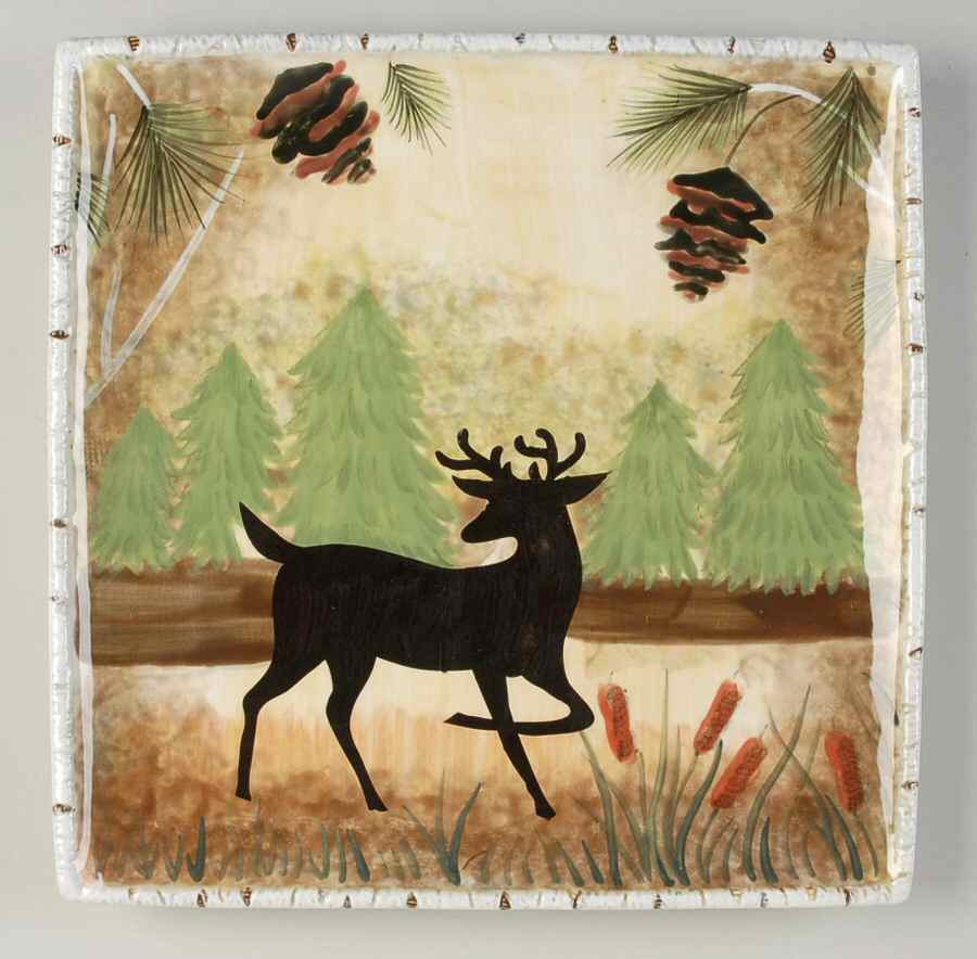 Wilderness 13" Square Serving Platter by Certified International-1