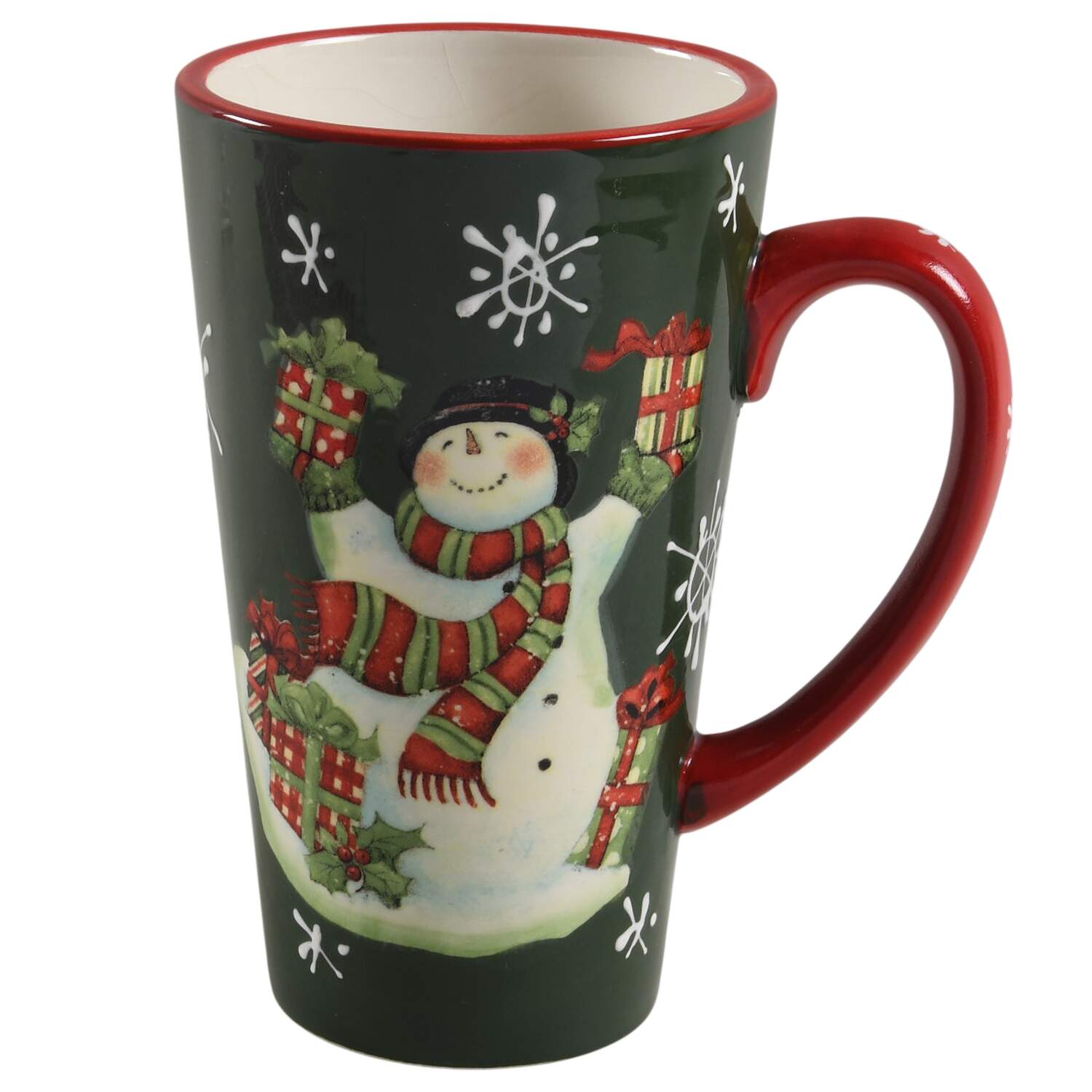 Vintage Snowman Latte Mug by Certified International-1