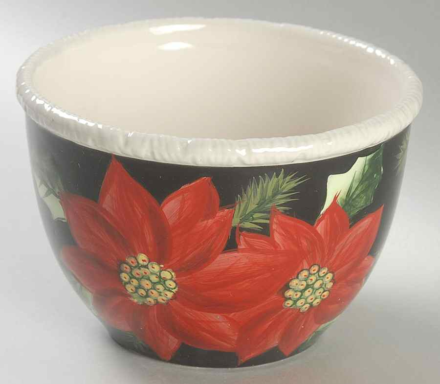 Poinsettia Individual Ice Cream Dish by Certified International-1