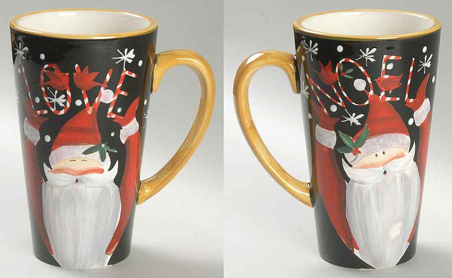 Candy Cane Santa Latte Mug by Certified International-1