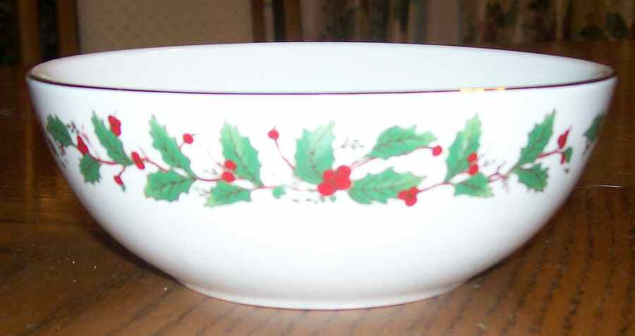 American Holly Fruit/Dessert (Sauce) Bowl by China Pearl-1
