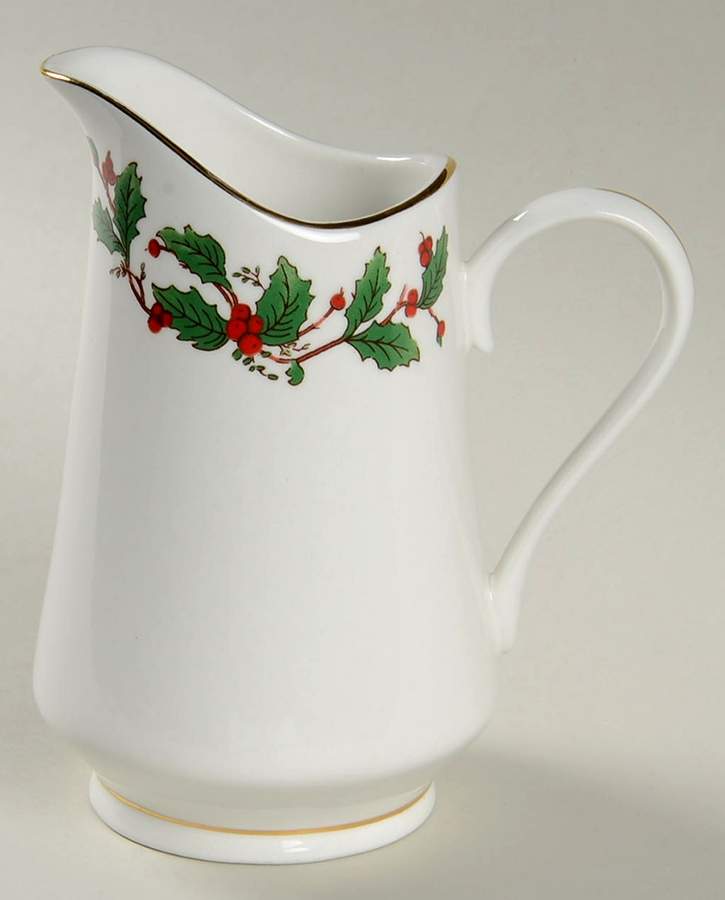 American Holly Creamer by China Pearl-1