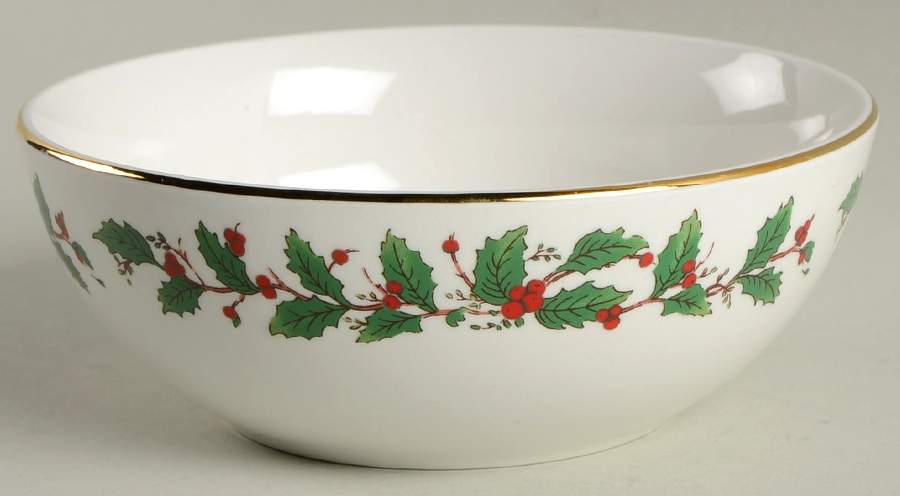 American Holly Coupe Cereal Bowl by China Pearl-1