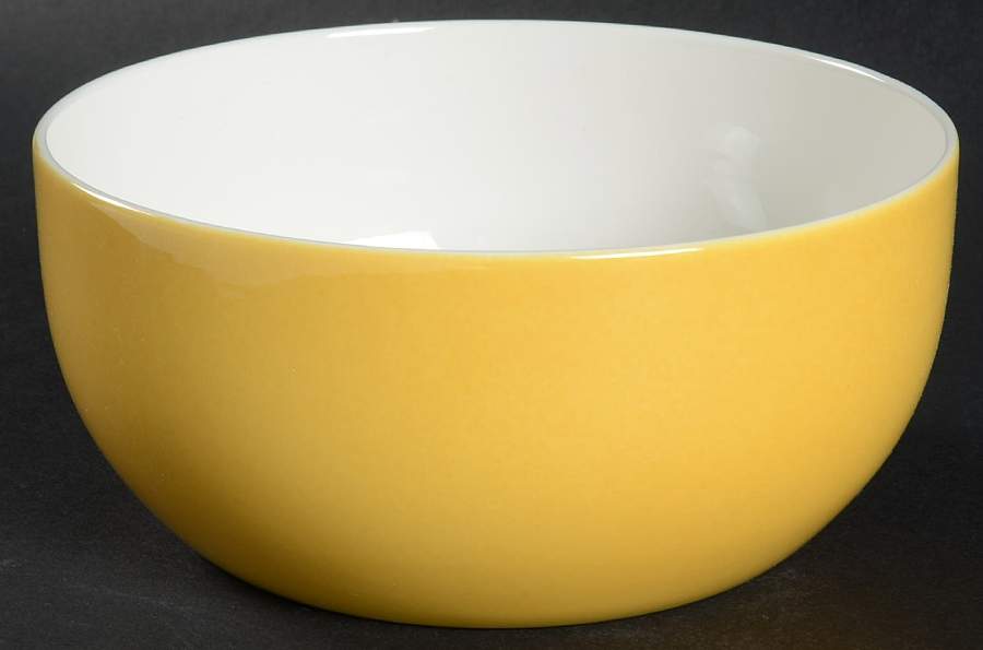 Hamptons Yellow Coupe Cereal Bowl by Crate & Barrel-1