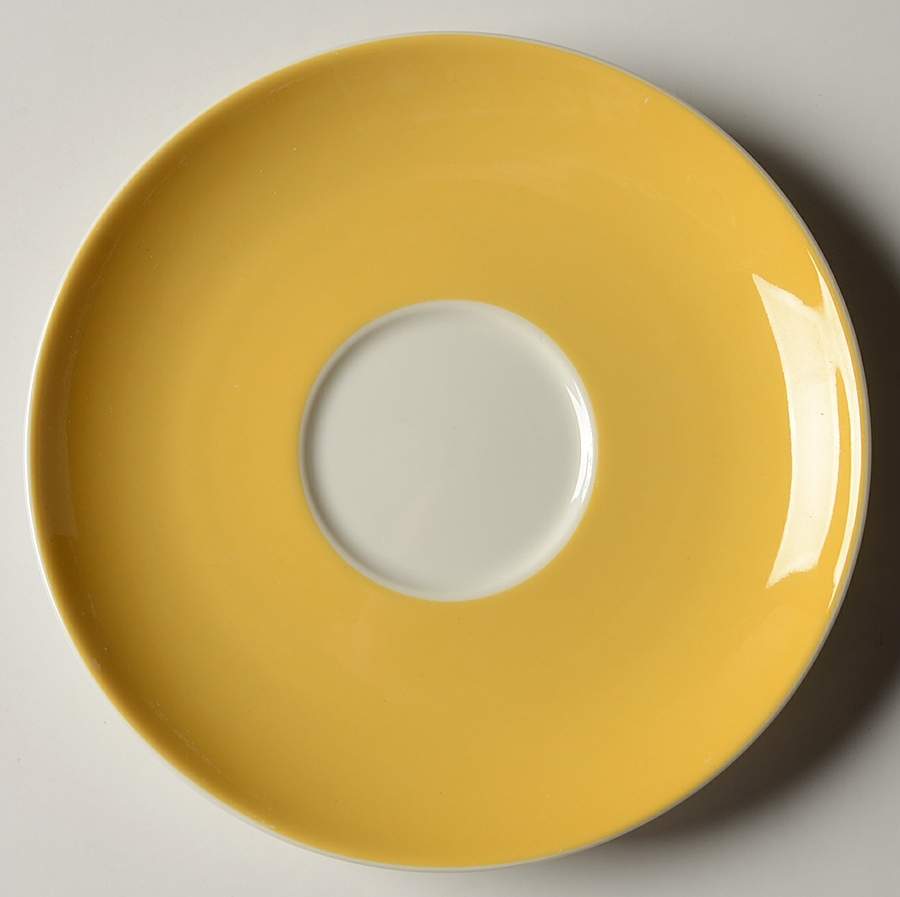 Hamptons Yellow Saucer by Crate & Barrel-1