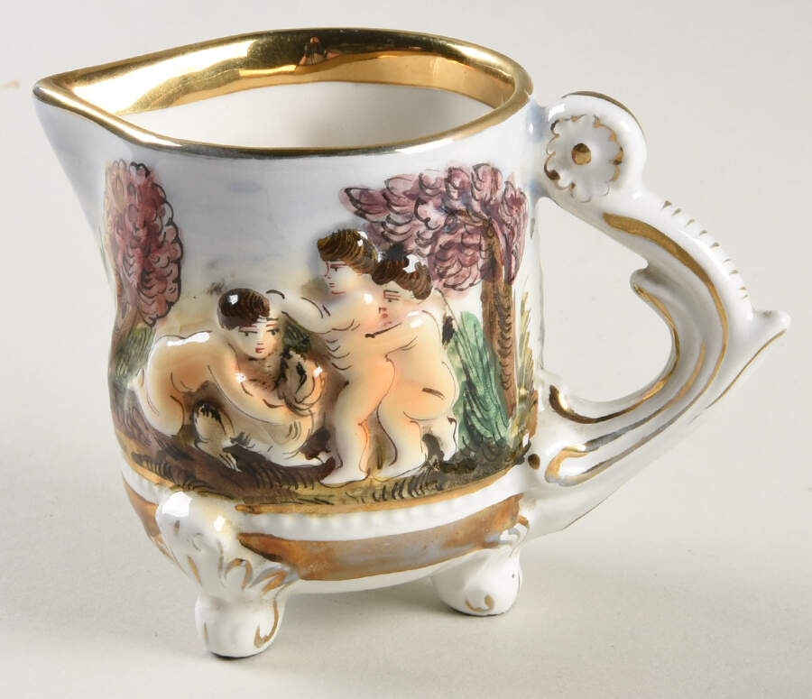 1535 Creamer by Capo-di-Monte (Italy)-1