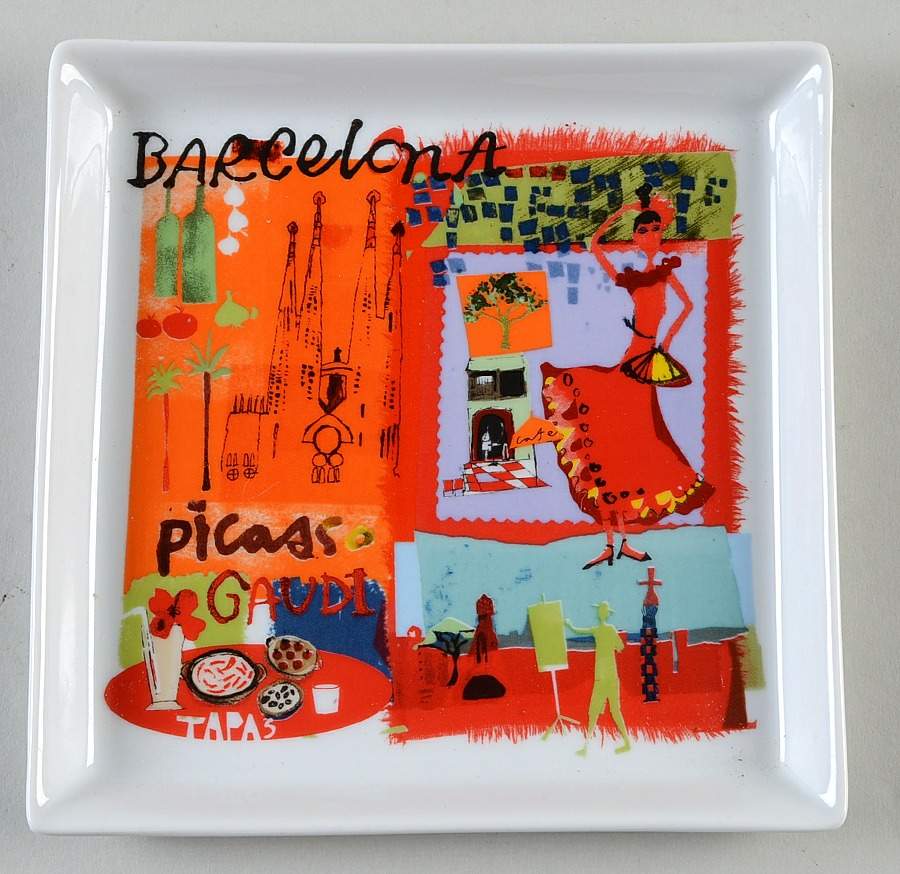 Travel Appetizer Plate by Crate & Barrel-1