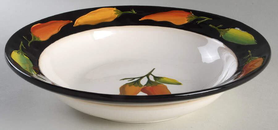 Cayenne 12" Round Serving Bowl by Clay Art-1