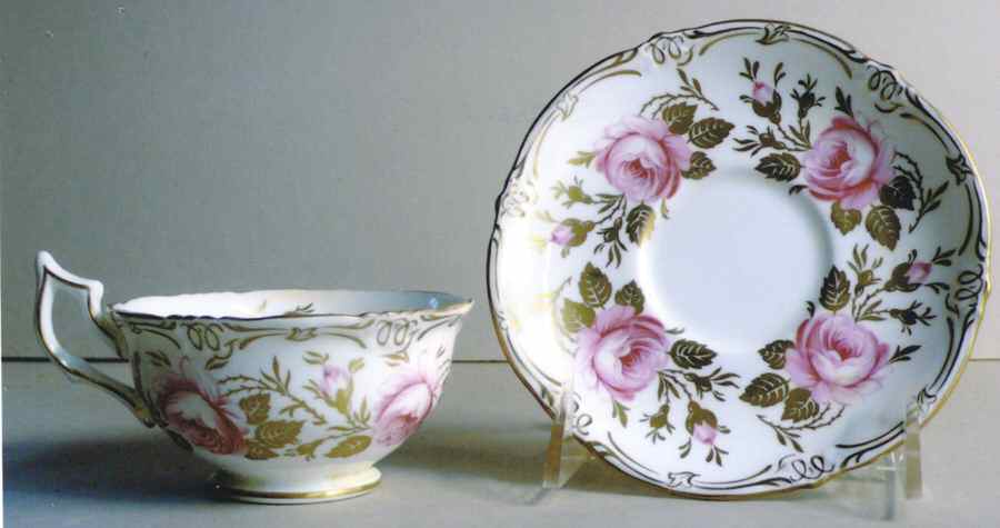 COA179 Footed Cup & Saucer Set by Coalport-1