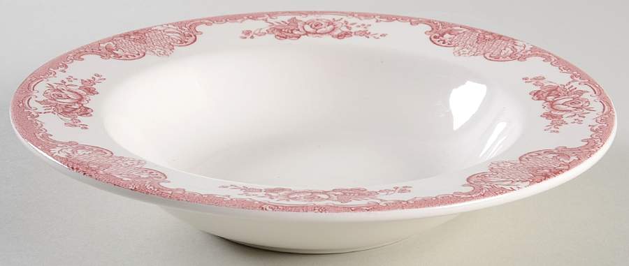 English Garden Rim Soup Bowl by China (Made in China)-1