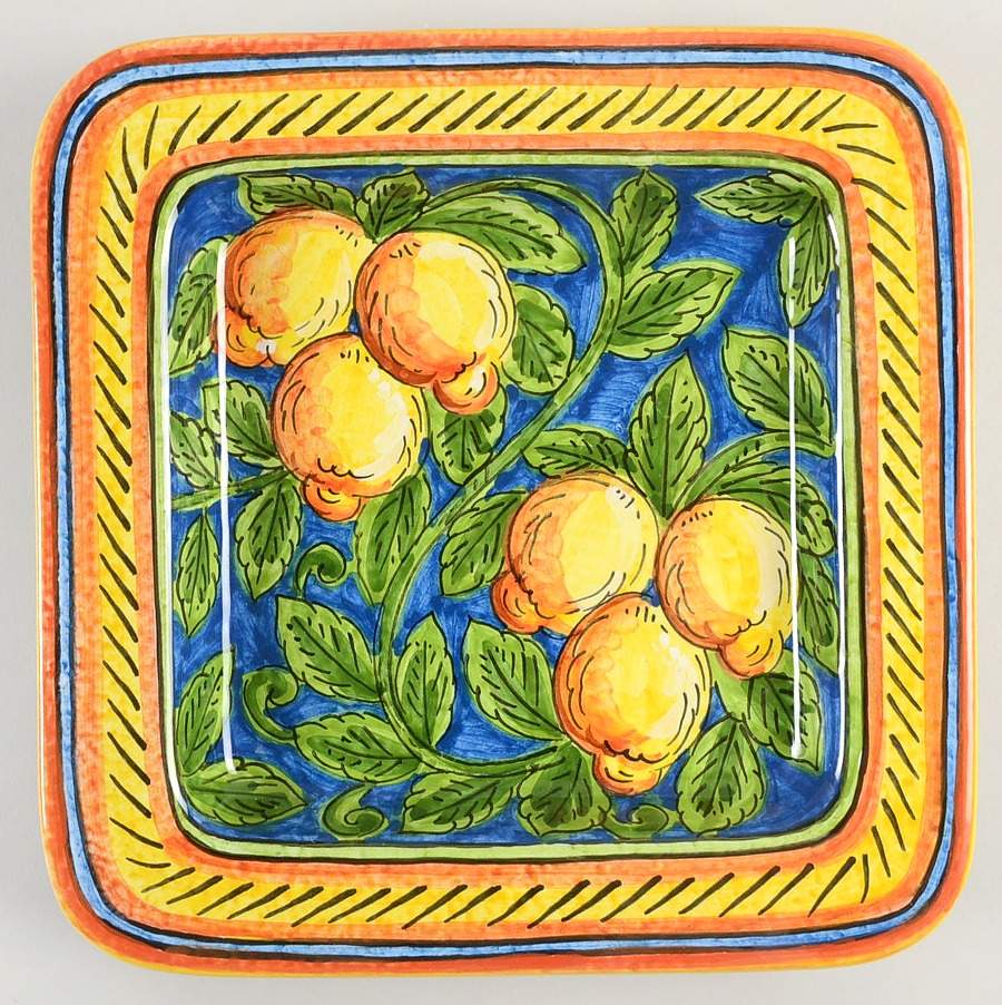 Limoncello 9" Square Tray by Casafina-1