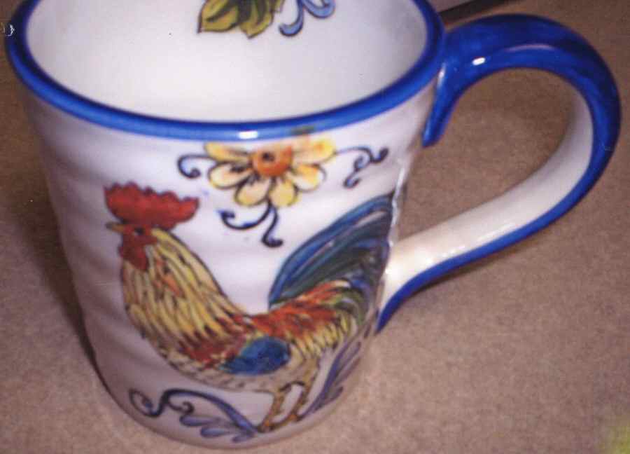 Italian Rooster Mug by Maxcera Corp-1