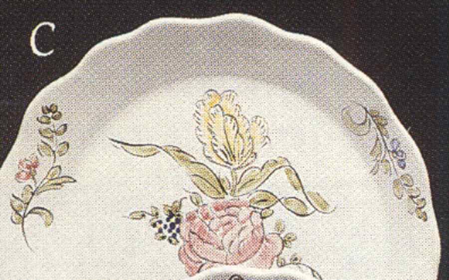 French Flower 9" Individual Pasta Bowl by Casafina-1