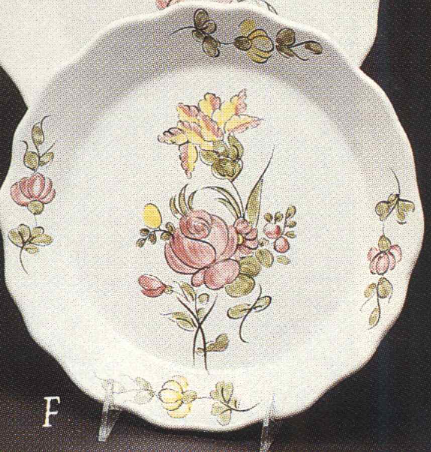 French Flower 9" Individual Pasta Bowl by Casafina-1