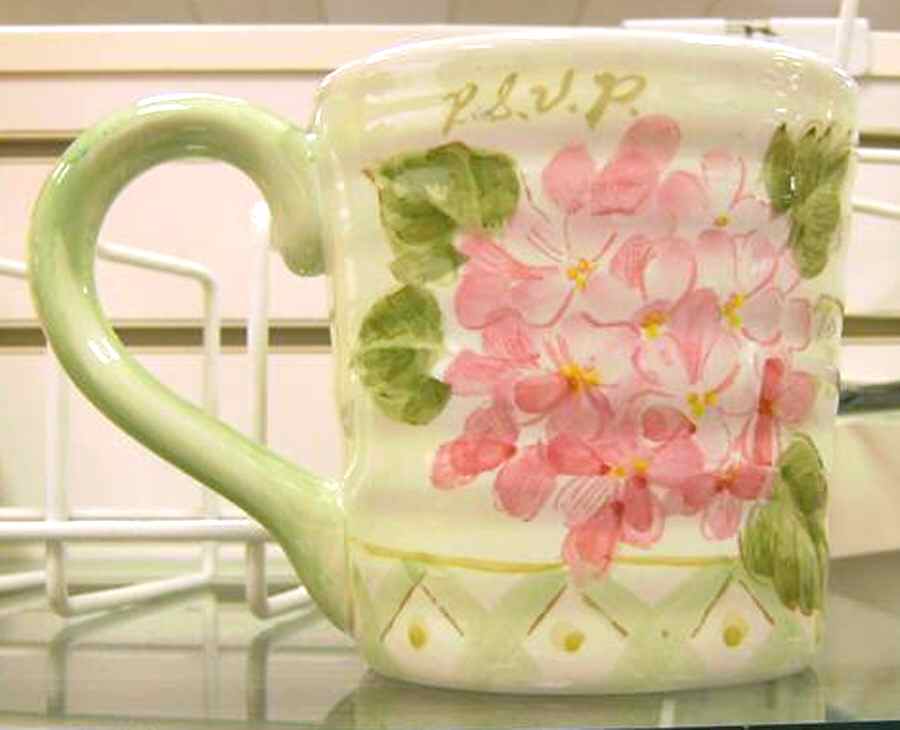 Hydrangea Mist Mug by Maxcera Corp-1