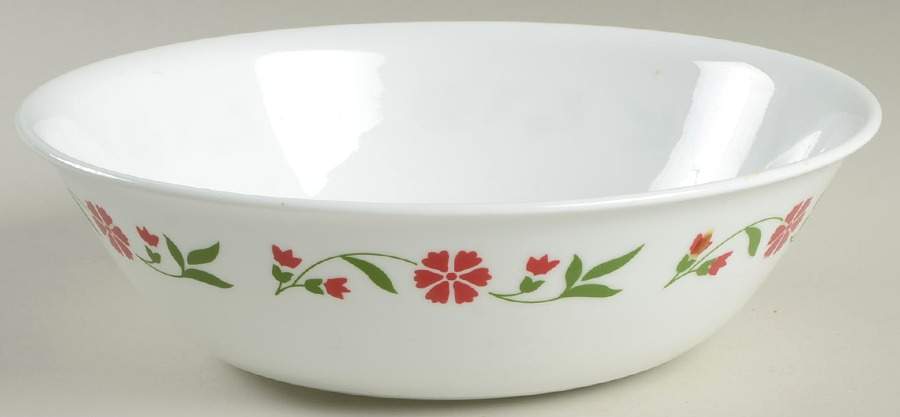 Spring Pink (Corelle) 8" Round Vegetable Bowl by Corning Corelle-1