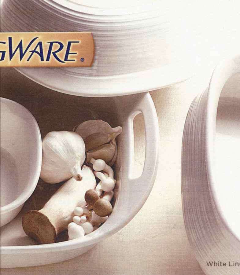 Etch White Linen Square Baker by Corning Corelle-1