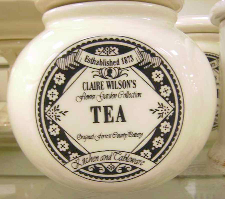 Flower Garden Collection Tea Canister & Lid by China (Made in China)-1