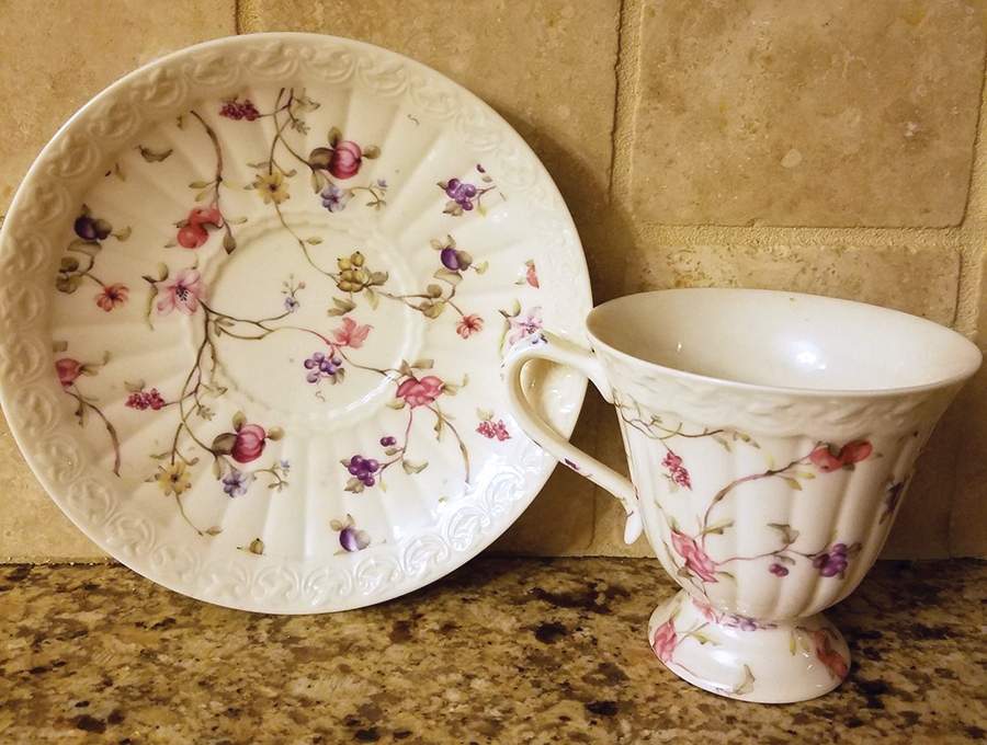 CKB3 Footed Cup & Saucer Set by Cracker Barrel-1