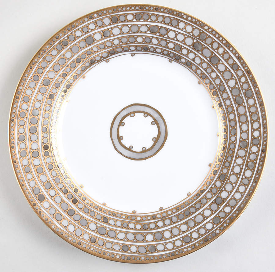 Syracuse Taupe Salad/Dessert Plate by Charles Field Haviland-1