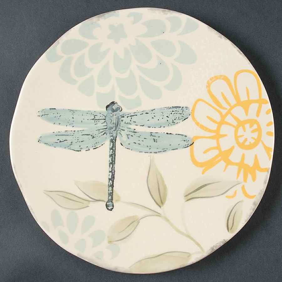 Garden Flight Salad Plate by Clay Art-1