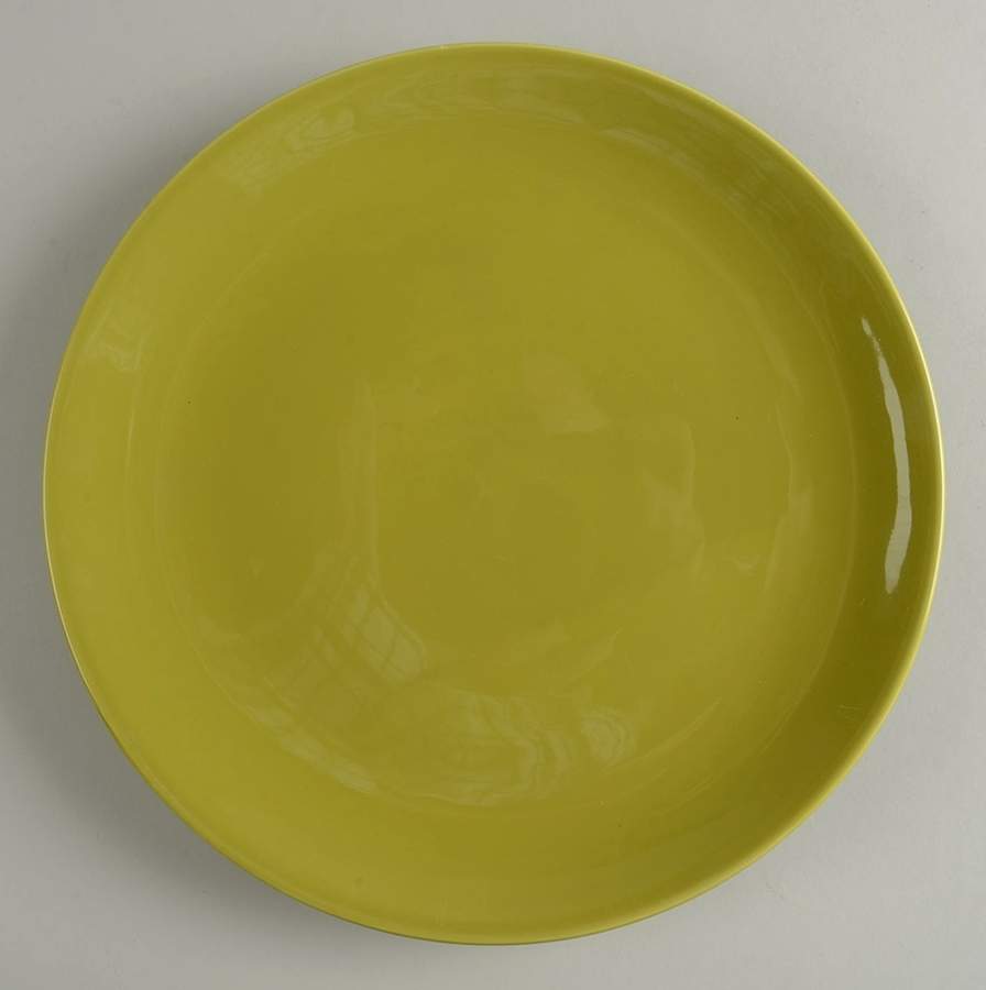 Floral Stripe Accent Dinner Plate by Clay Art-1