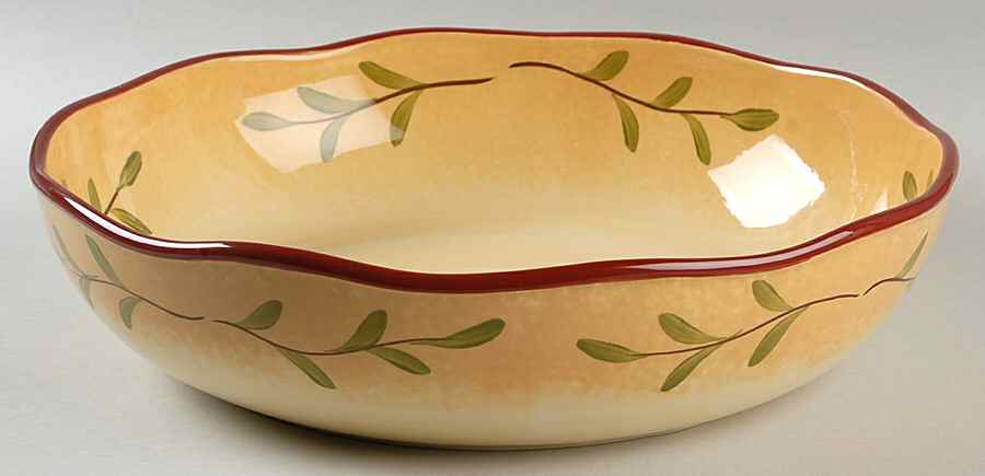 Rise and Shine 12" Pasta Serving Bowl by Clay Art-1
