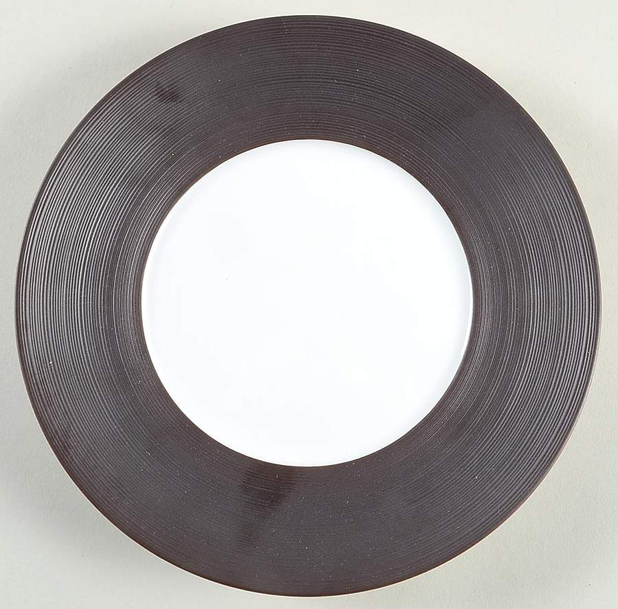 Hemisphere Sepia Salad/Dessert Plate by Jean Louis Coquet-1