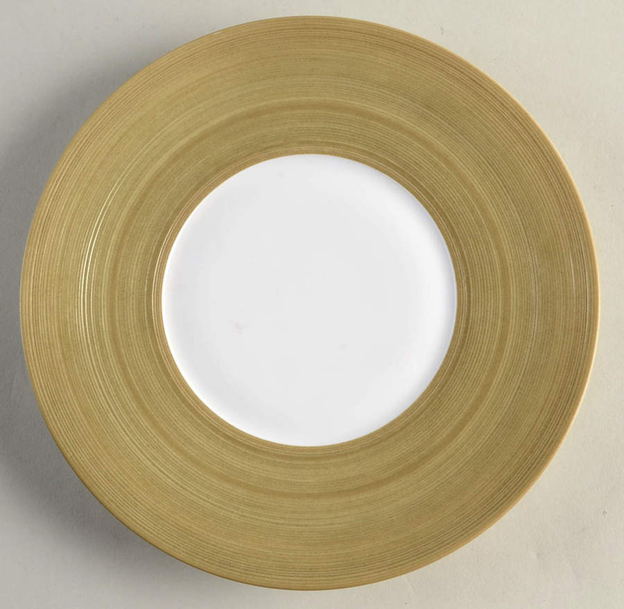 Hemisphere Lichen (Moss Green) Salad/Dessert Plate by Jean Louis Coquet-1