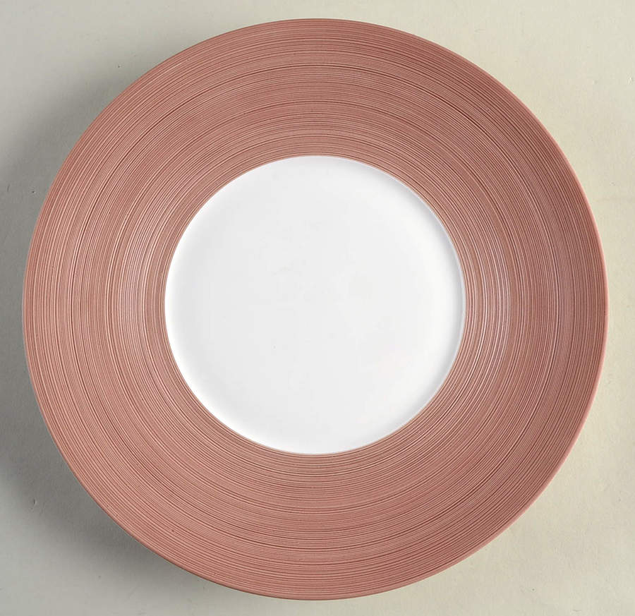 Hemisphere Old Pink Dinner Plate by Jean Louis Coquet-1