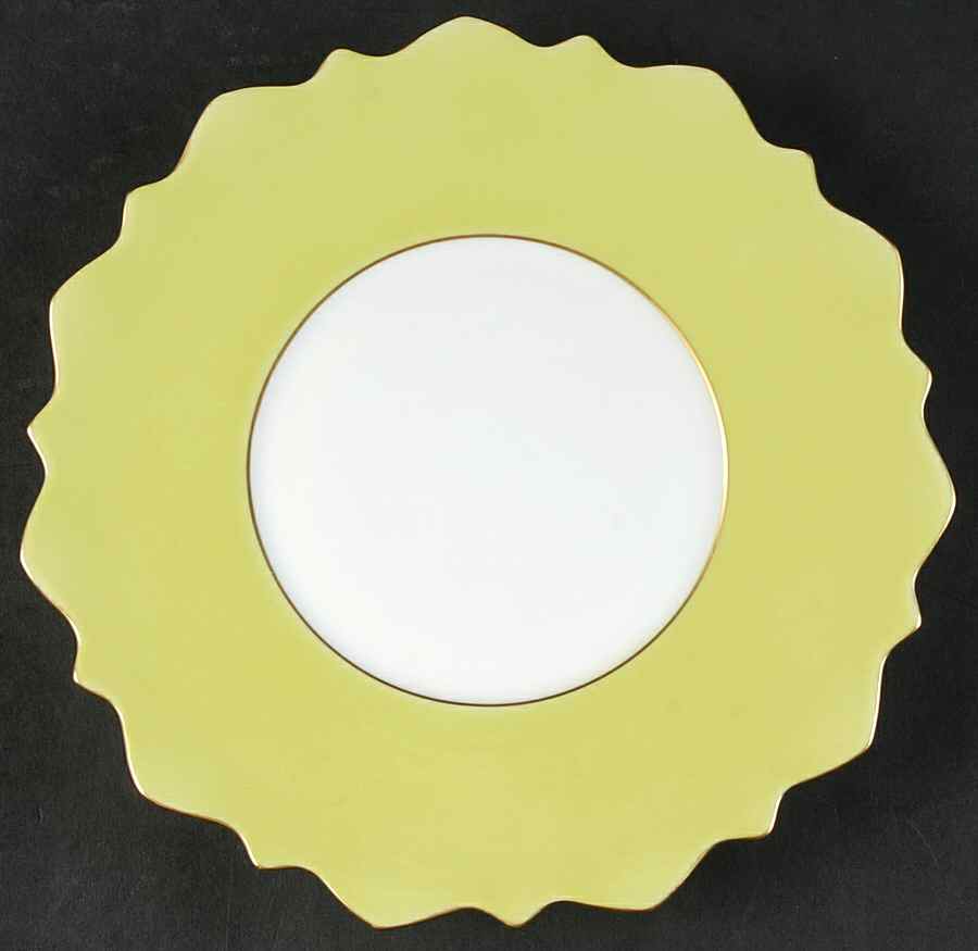 Samoa Ete Pomme (Apple Green) Salad/Dessert Plate by Jean Louis Coquet-1