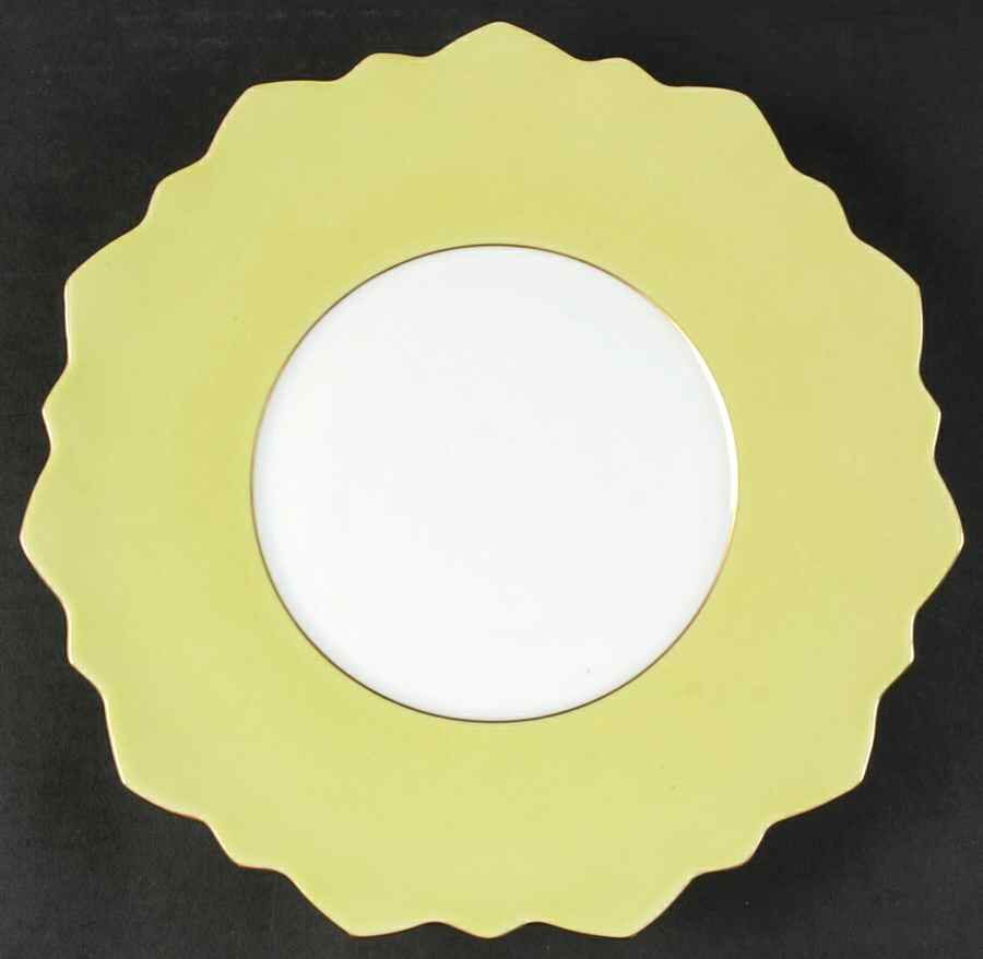 Samoa Ete Pomme (Apple Green) Dinner Plate by Jean Louis Coquet-1