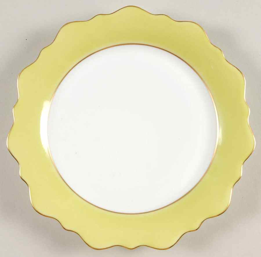 Samoa Ete Pomme (Apple Green) Bread & Butter Plate by Jean Louis Coquet-1