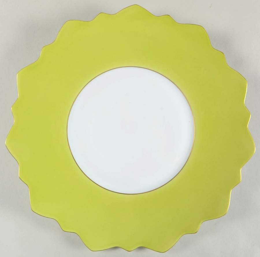 Samoa Ete Pomme (Apple Green) Service Plate (Charger) by Jean Louis Coquet-1