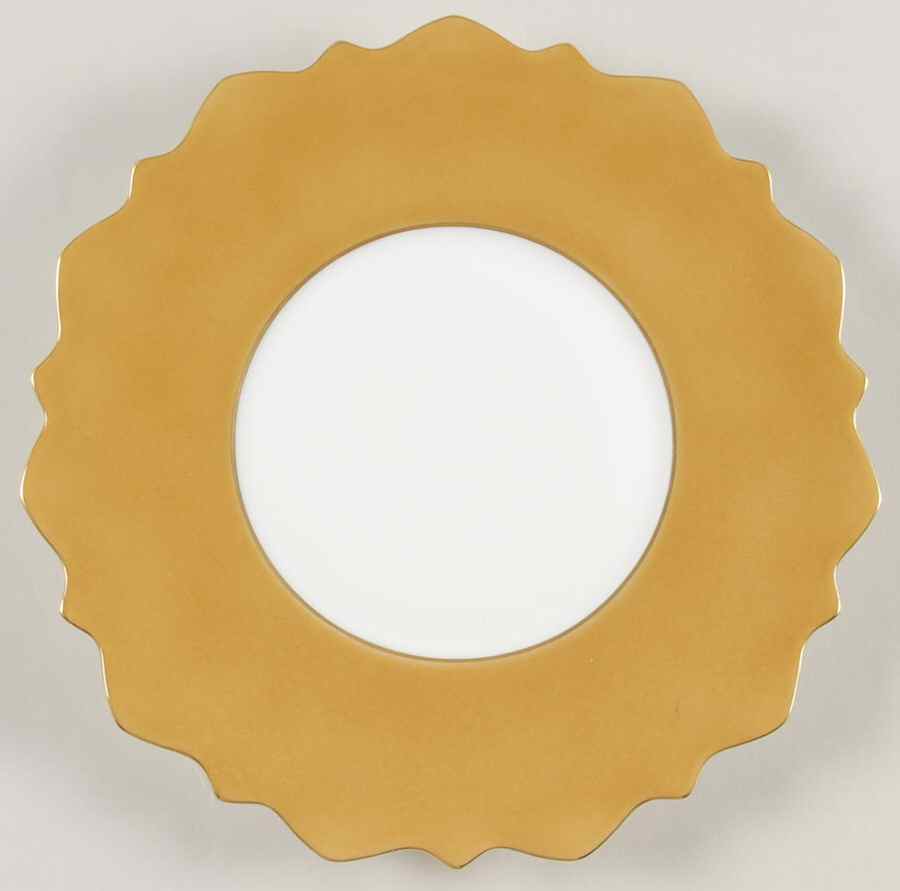 Samoa Automne Marron (Brown) Salad/Dessert Plate by Jean Louis Coquet-1