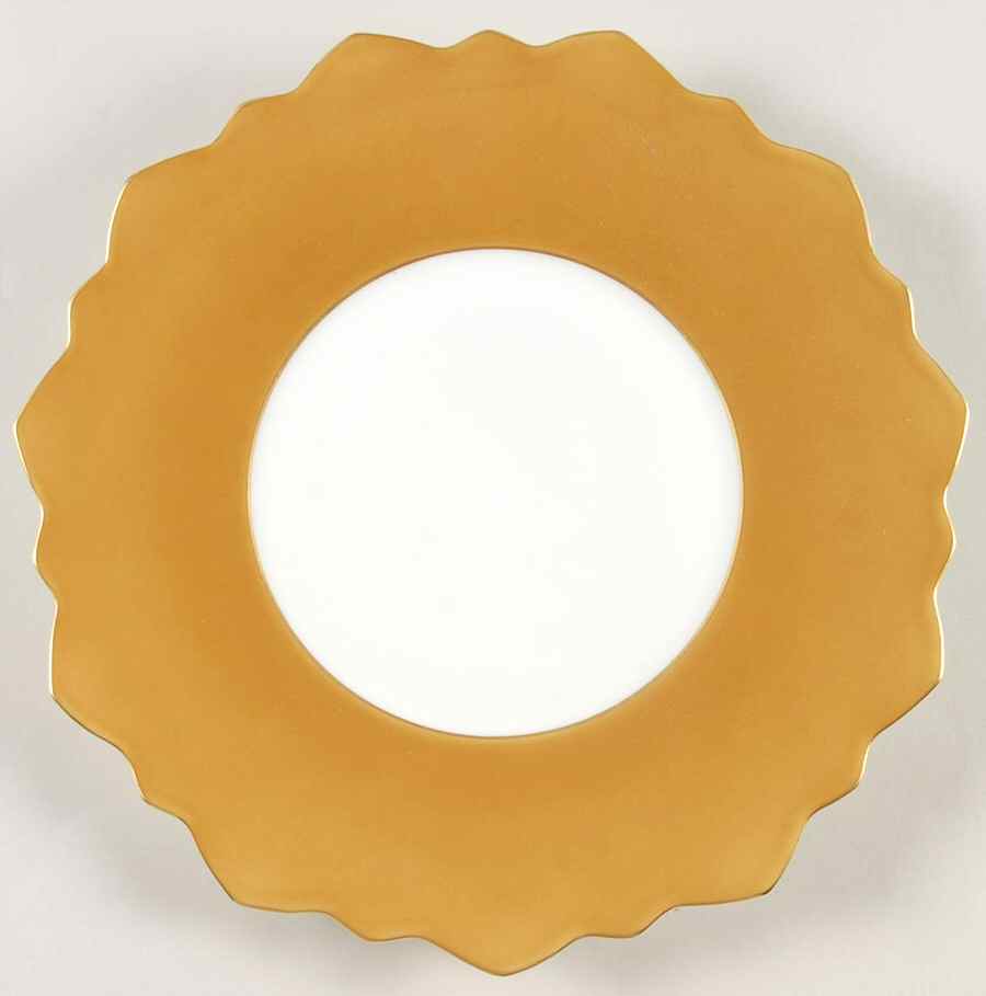 Samoa Automne Marron (Brown) Dinner Plate by Jean Louis Coquet-1